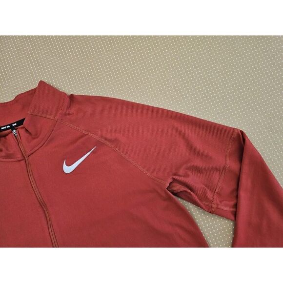 Nike CD8273-642 Men's Element Half-Zip Running Top Shirt Burnt Orange Size S - Picture 8 of 13